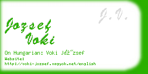 jozsef voki business card